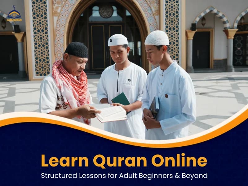 Adult Quran Classes online course for UK students